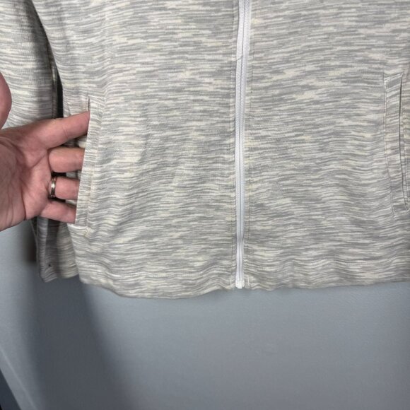 Columbia Wisconsin Badgers Lightweight Zip Up Scuba Neck Hoodie Small Gray - Picture 8 of 10